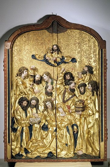 Der Salemer Marienaltar. Bernhard Strigel, mit geschlossenen Flügeln