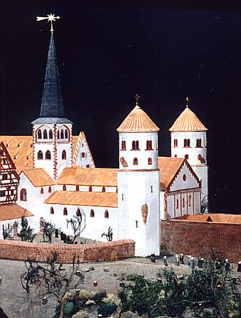 Modell der Klosterkirche