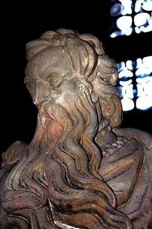 Pfalzgraf Otto von Wittelsbach, Detail der Originalstatue von Johannes Schoch (um 1605) aus der Schlosskapelle