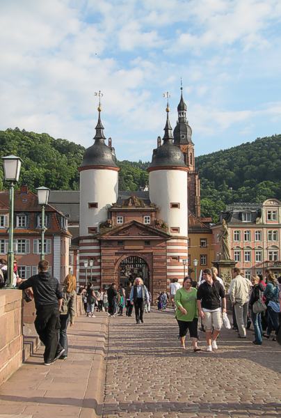 Heidelberg,. Alte Brücke, Brückentor
