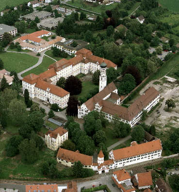 Bad Schussenried: Liftbild der Klosteranlage