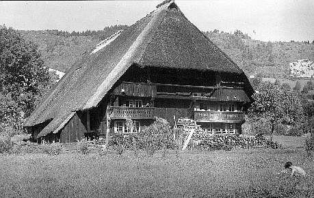 Ansicht des Hofs 1934. Bild: Archiv Badische Heimat 