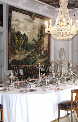 Teppich der Teniers-Serie im Großherzoglichen Speisesaal