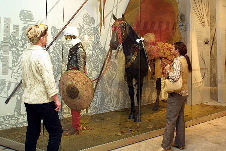 Blick in die Ausstellung der Karlsruher T�rkenbeute. � BLM