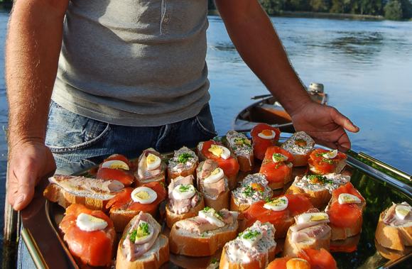 Purer Genuss: Auch das ist der Untersee. Fischbaguette. Bild © Petra Reinmöller