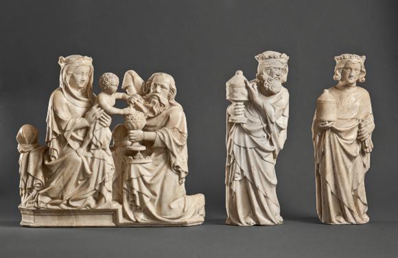 Anbetung der Heiligen Drei K&ouml;nige vom Hochaltar des K&ouml;lner Domes, K&ouml;ln, um 1310-1322, Museum Schn&uuml;tgen, K&ouml;ln &copy; RBA / W. Meier