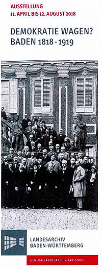 Titelblatt des Ausstellungsflyers