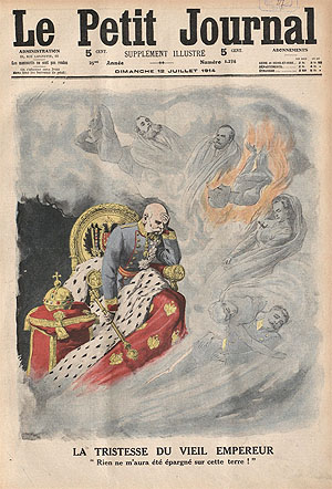 "Die Trauer des alten Kaisers - 'Mir bleibt auf dieser Erde auch nichts erspart'" (26. Juli 1914)