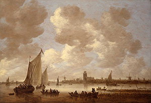 Jan van Goyen: Sicht auf Dordrecht, 1651. Quelle Dordrechts Museum