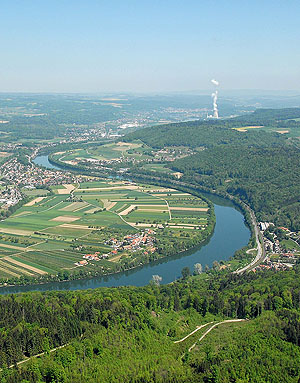 Rheinlandschaft bei Rheinsulz (AG)