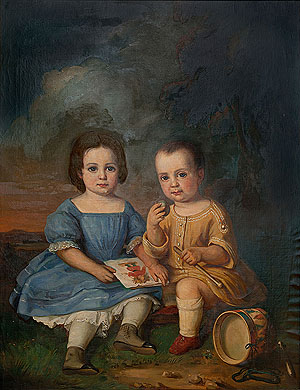 Die Geschwister Rath. © Struwwelpeter-Museum Frankfurt. Foto: Frank Schubert/VG Bild Kunst