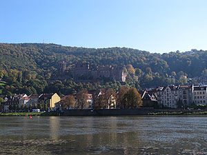 Heidelberg, Panorama mit Schloss