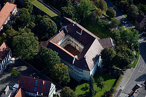 Schloss Kirchheim aus der Luft. Foto: Achim Mende/SSG
