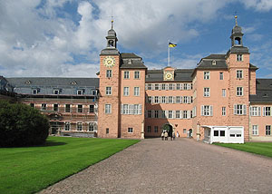Schloss Schwetzingen, Ehrenhoffassade. Foto: kulturer.be