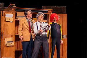 Theater – „Das Sams“: Mit dem Regionentheater aus dem schwarzen Wald erleben die Besucher das Alltagsleben von Sams und Herrn Taschenbier. Foto: Regionentheater, Matthias Krumrey