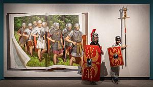 Aktueller Publikumsliebling: Die Erlebnis-Ausstellung „Rom lebt!“ entführt noch bis 28. Juli auf eine spannende Zeitreise © rem, Foto: Rebecca Kind