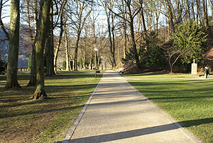 Schlossgarten, Weg auf der ehemaligen Pomeranzenallee