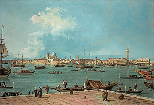 Canaletto (1697–1768): Der Bacino di San Marco von San Giorgio Maggiore 
