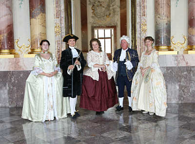 Schloss Bruchsal, Kostumf&uuml;hrung