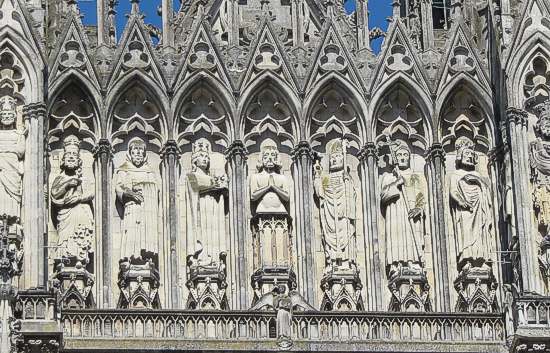 Reins, Kathedrale, Königsgalerie